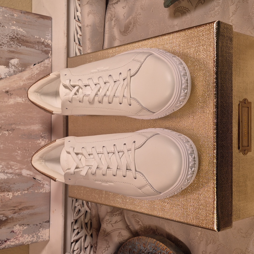 Michael Kors - Grove Embellished Leather Sneaker - Picture 2 of 14